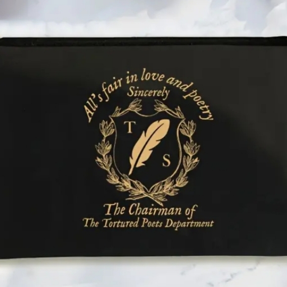 TAYLOR SWIFT | Tortured Poets Department Canvas Makeup 💄 Cosmetic Bag - Picture 6 of 6